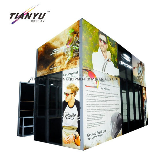 10FT Tessuto parete in alluminio Exhibition Booth Materiale China Exhibition Booth design
