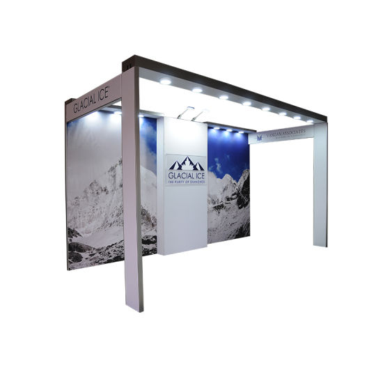 Alla moda 10X10 alluminio Exhibition Portable Booth