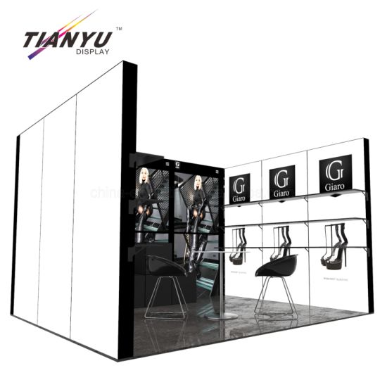 10X10 facile montaggio modulare Tradeshow Booth in alluminio