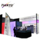 Alluminio portatile Quick Set-up modulare su misura espositivo luminoso Booth 6X6 design