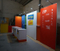 20FT del tessuto di tensionamento display in alluminio Exhibition parete Booth