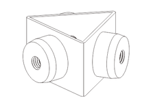 120 gradi 3 vie connettore