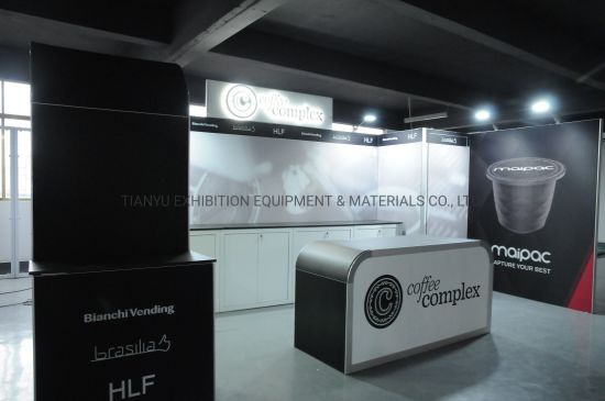 Quick Setup alluminio 10X10 Tradeshow portatile Display Stand espositivo cabina della fiera commerciale