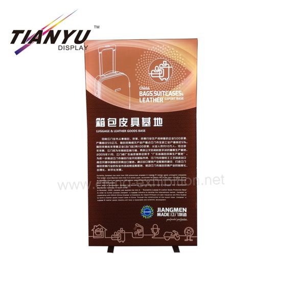 Guangdong pubblicità Display alluminio telaio tessuto Light Box laterale illuminato display
