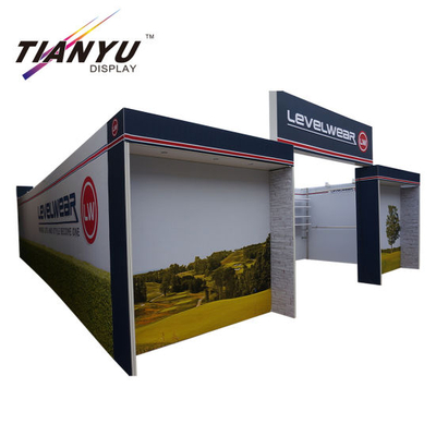 Personalizzato Tradeshow Stampa visualizzazione di stallo 3X3 standard Exhibition dimensioni dello stand Stand