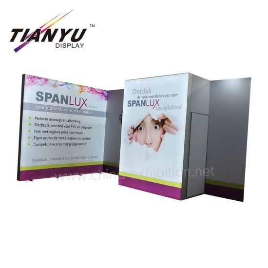 Booth Future Trend 10x20ft Lighting Exhibition con Showcase