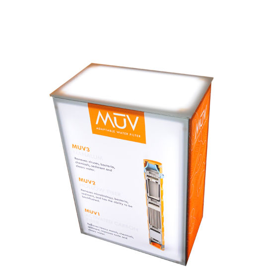 Cina all'ingrosso di alta qualità del contatore portatile di visualizzazione Booth