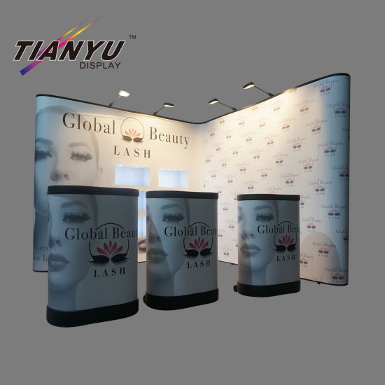 Metallo pieghevole Pop magnetico up Display Stand Banner