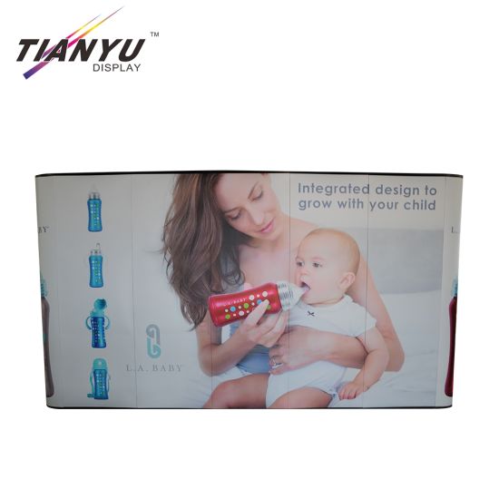 Esposizione di visualizzazione Booth contraente elastico tessuto commerciale Mostra sfondo