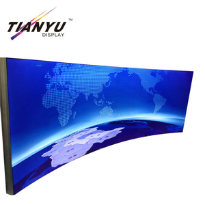 Tianyu display di Frameless Indoor / Outdoor Advertising tessuto LED tessile da pavimento Light Box Sign