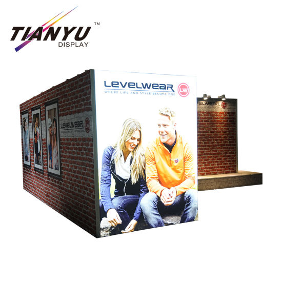 2019 New Super 10X10 Exhibition Booth in tessuto in tensione Trade Show Booth pieghevole
