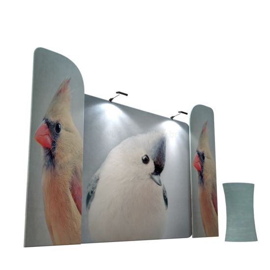 La tensione 3D Fabbrica Booth Serie tessuto sullo sfondo Display Stand per la pubblicità