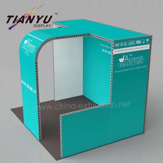 Banco di mostra personalizzato standard 3X3m 10x10ft per stand portatile personalizzato per fiere