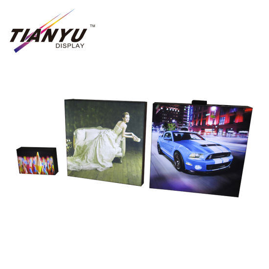 Del tessuto di tensionamento di alluminio Display retroilluminato Light Box