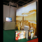 Alluminio portatile Quick Set-up modulare su misura espositivo luminoso Booth 6X6 design