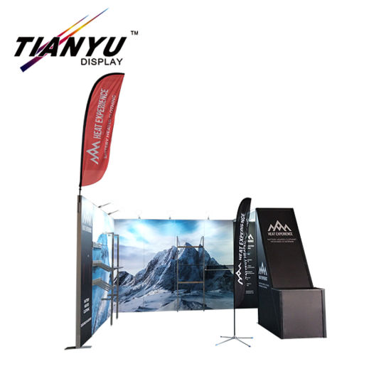 Banco di mostra standard riutilizzabile portatile 3X3 della fiera commerciale riutilizzabile della fiera commerciale di vendita calda 10FT