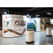 3X6 curvo PVC Pop up display a parete basamento della bandiera per la cabina della fiera commerciale