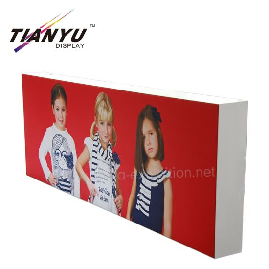 Tessuto in alluminio quadrato rettangolo di lusso Conservare LED Billboard Textile Light Box