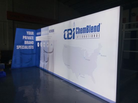 Vendita calda Fiera di alluminio portatile Doppio di alta qualità della piattaforma Exhibition Booth