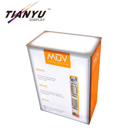 Vendita calda Double Sided poster frame Light Box LED senza telaio tessuto Light Box