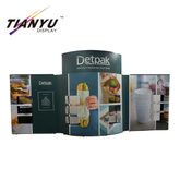 Libero disegno popolare Trade Show Display, pop up display, Corved Pop Up Stand