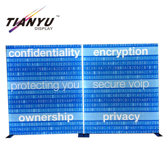 Light Box retroilluminato alluminio Profilo tessuto Light Box personalizzata senza telaio Tessuto LED per Trade Show