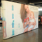 Esposizione di visualizzazione Booth contraente elastico tessuto commerciale Mostra sfondo