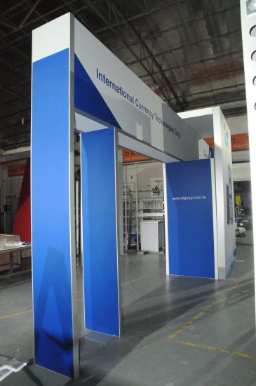 Prezzo di fabbrica cabina della fiera commerciale, display Standee alluminio
