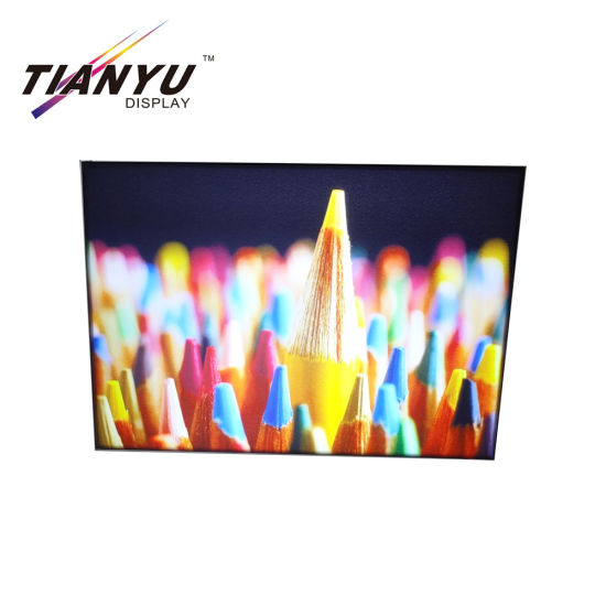 Del tessuto di tensionamento di alluminio Display retroilluminato Light Box