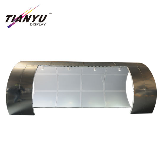 Nuovo design industriali alluminio tessuto di Fiera di esposizione commerciale alimentare Booth