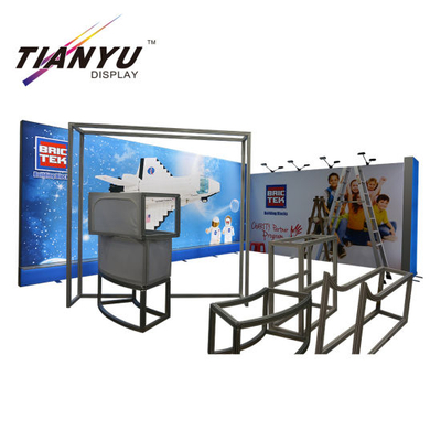 Alluminio portatile Trade Show di visualizzazione modulare Exhibition Booth 2X2