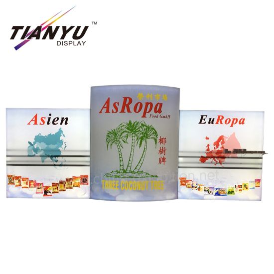 Tian Yu Offerta Food Fair 7X8 Exhibition Booth Display System Fiera Booth