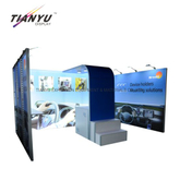 Modulare Trade Show Exhibition senza telaio Booth con LED Light Box retroilluminato