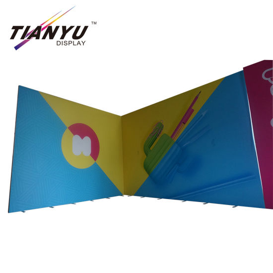 3m * 3m Luce e pieghevole Sistema Booth standard in alluminio Exhibition o preallestito