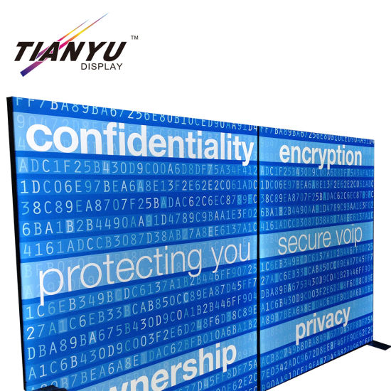 Light Box retroilluminato alluminio Profilo tessuto Light Box personalizzata senza telaio Tessuto LED per Trade Show