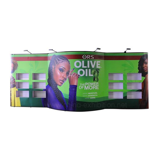 Vendita calda personalizzato di pop up PVC Sunglass del banco di mostra all'ingrosso