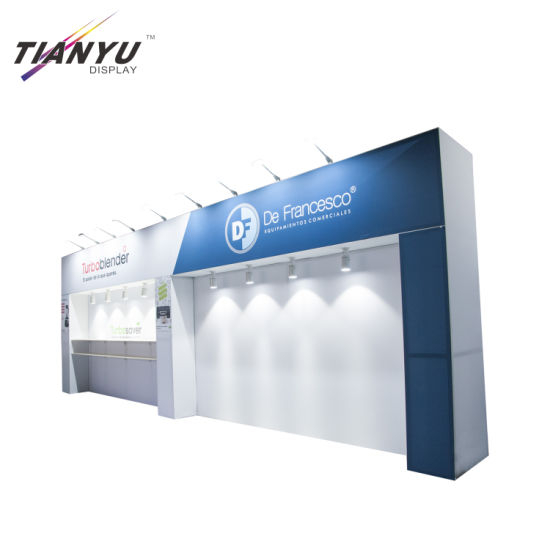Personalizzato Banner regolabile evento del contesto Display Stand espositivo cabina della fiera commerciale