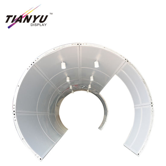 Nuovo design industriali alluminio tessuto di Fiera di esposizione commerciale alimentare Booth