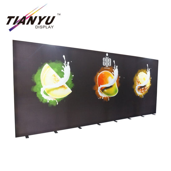 Vendite calde Tradeshow Display Stand stampa su misura 3X3 Alluminio Exhibition Booth