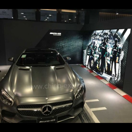 Visualizzazione personalizzata Free Standing Light Box Car retroilluminato a LED Stand Fiere fondale