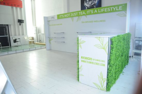 10FT tubo curvo cabina della fiera commerciale del contesto