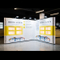 Adattato Formato L forma di pop up Banner Trade Show Exihition stand