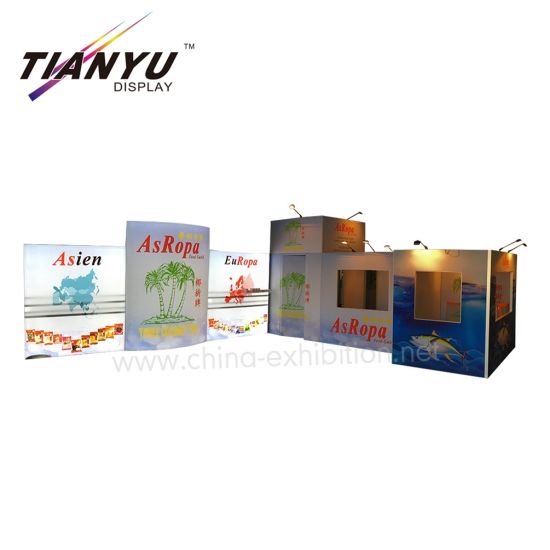 Tian Yu Offerta Food Fair 7X8 Exhibition Booth Display System Fiera Booth