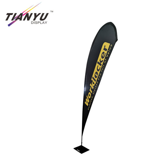 Aluminumtrade Mostra sfondo Wall Display curvo Pop up basamento della bandiera